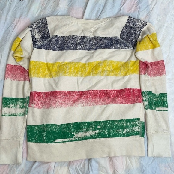 Hudson's Bay Co X Shared Cedar Vintage Sweatshirt 4 Point Blanket Small - Picture 3 of 11